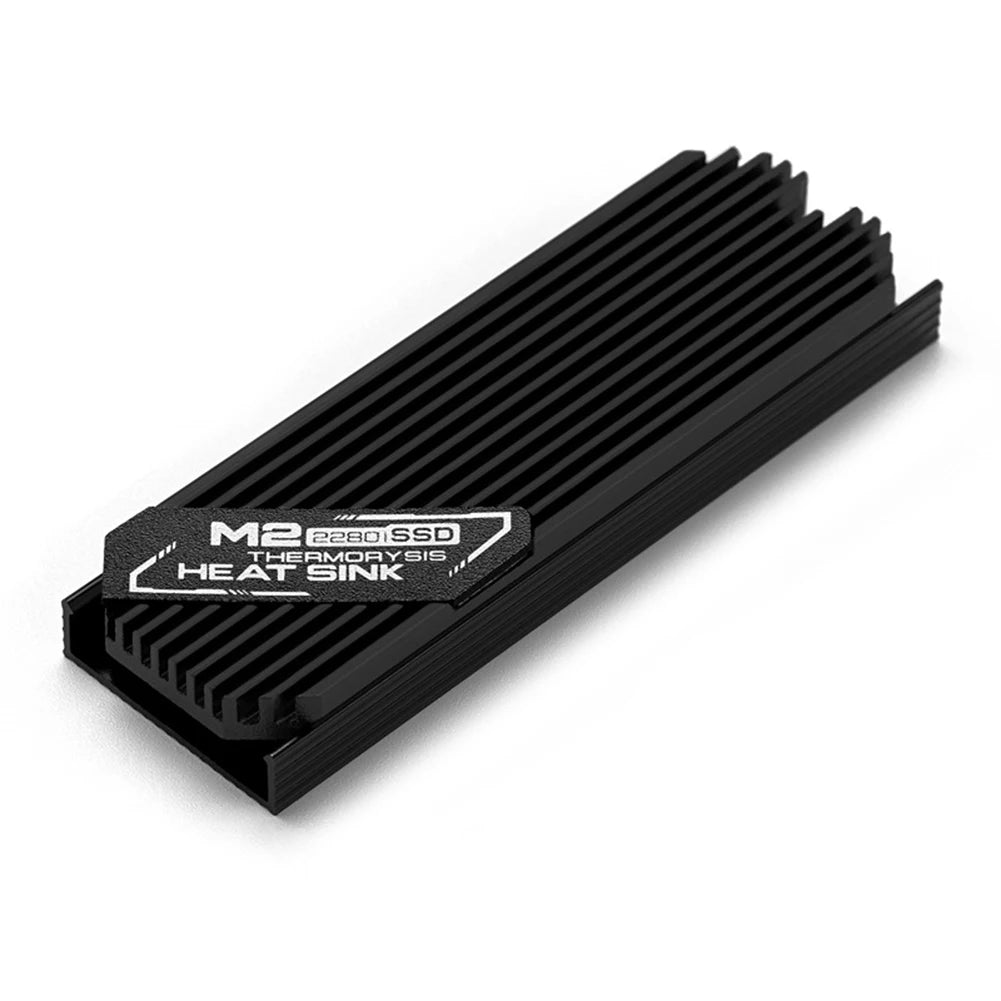 M.2 2280 Aluminum SSD Heat Sink with 45° Fins for PlayStation 5