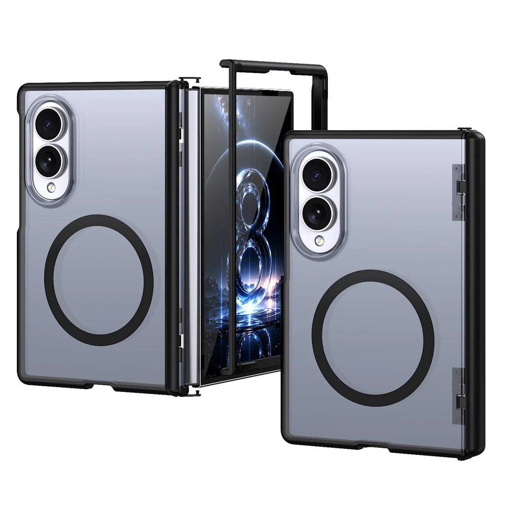 Transparent Shockproof Hinge Protection Case with Automatic Rebound for Samsung Galaxy Z Fold 8