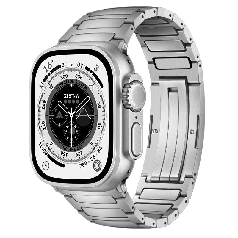 Elegant Titanium Alloy Strap for Apple Watch