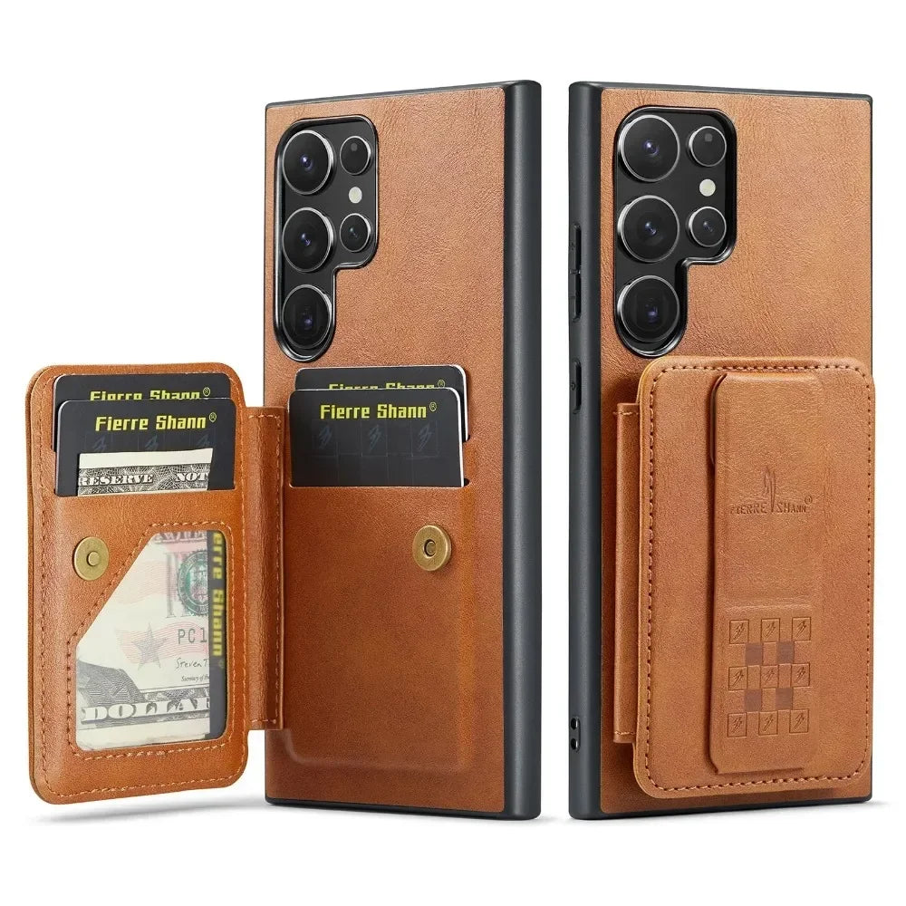 Multi-Card RFID Blocking Wallet Case for Samsung Galaxy S25 Series