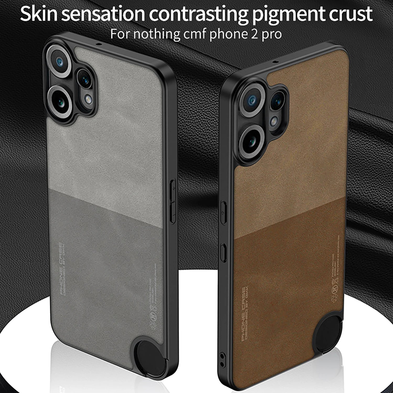 Premium Frosted Leather Shockproof Case for Nothing CMF Phone 2 Pro