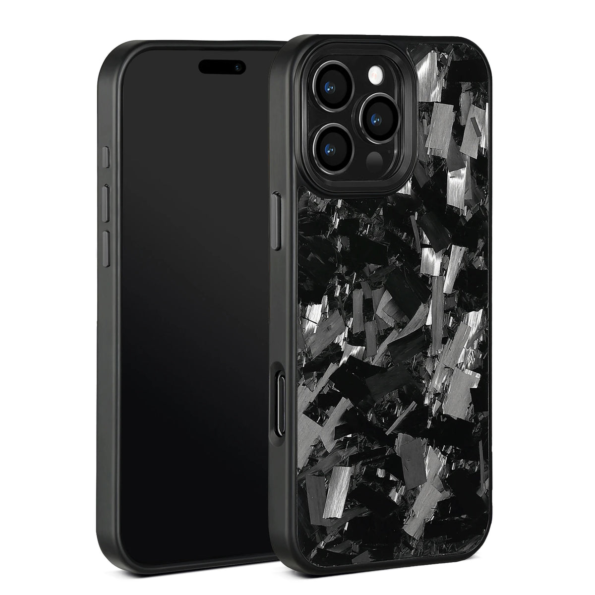 Forged Carbon MagSafe Case with Raised Lens Ring for iPhone 15 Series
