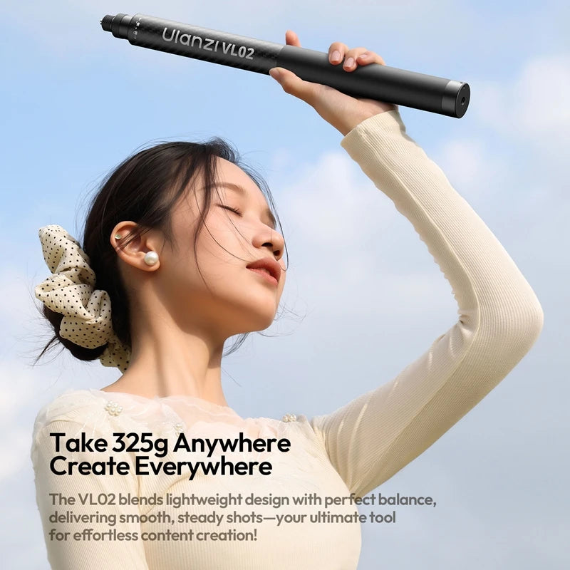 Ulanzi VL02 2.7M Carbon Fiber Extension Selfie Stick