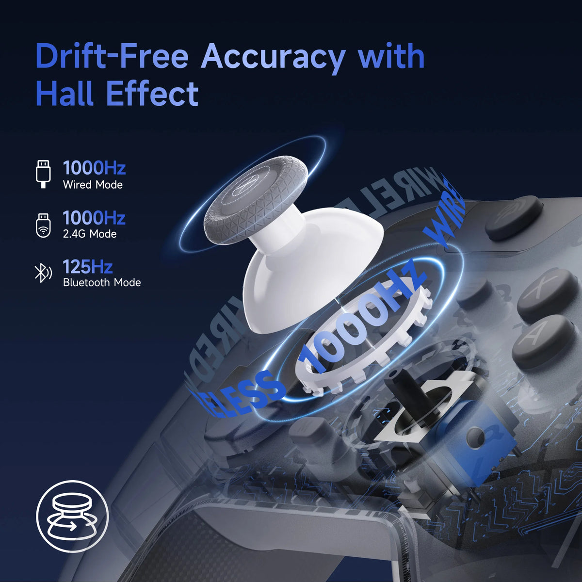 EasySMX X05 Pro Quiet Button Gaming Controller