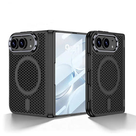 Perforated Heat-Dissipating MagSafe Case with Raised Camera Ring for iPhone Duo