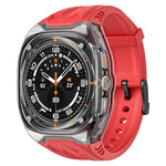 Integrated Transparent Case and Silicone Wristband for Samsung Galaxy Watch Ultra 2