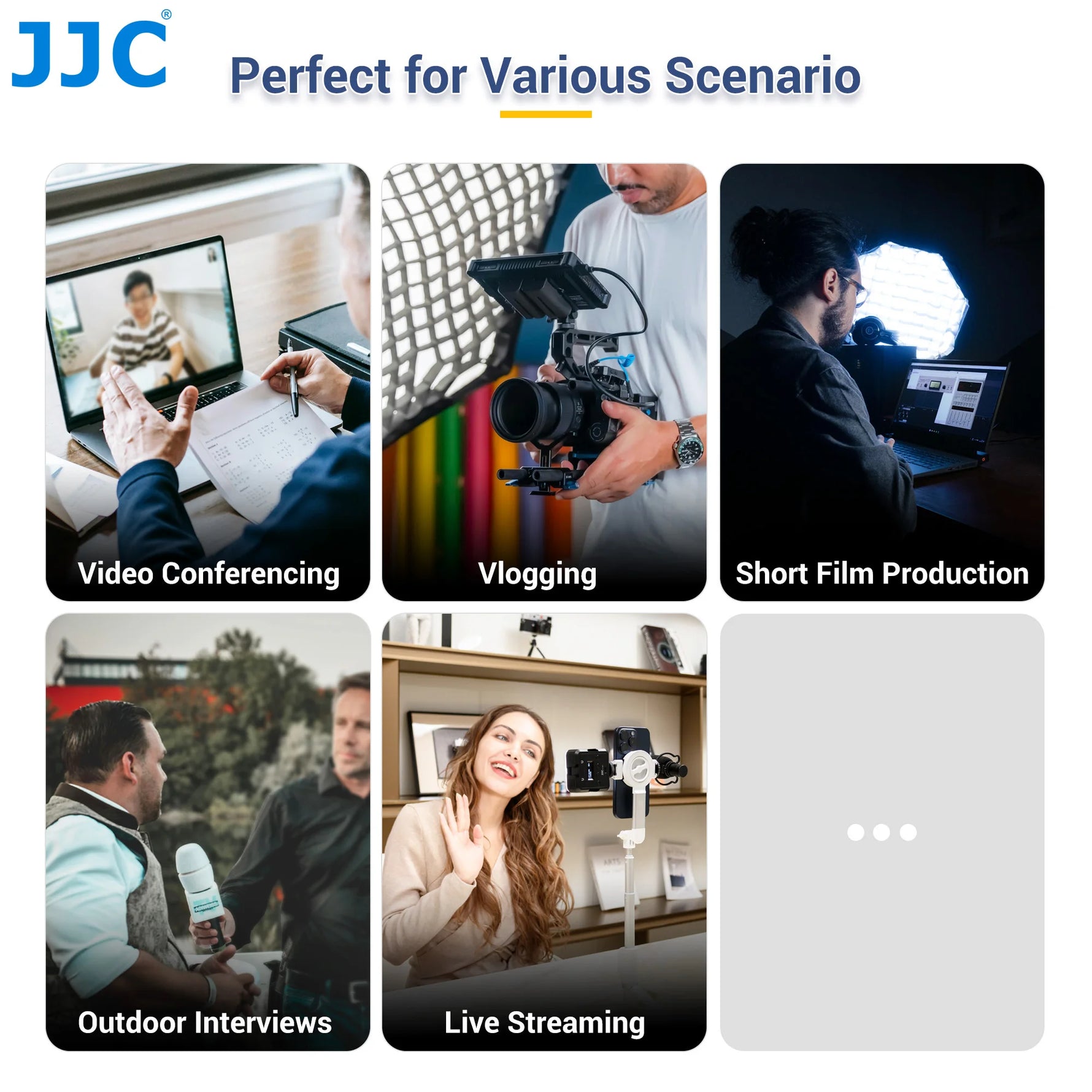 JJC Cold Shoe Screw Mount Adapter for DJI Mic Mini