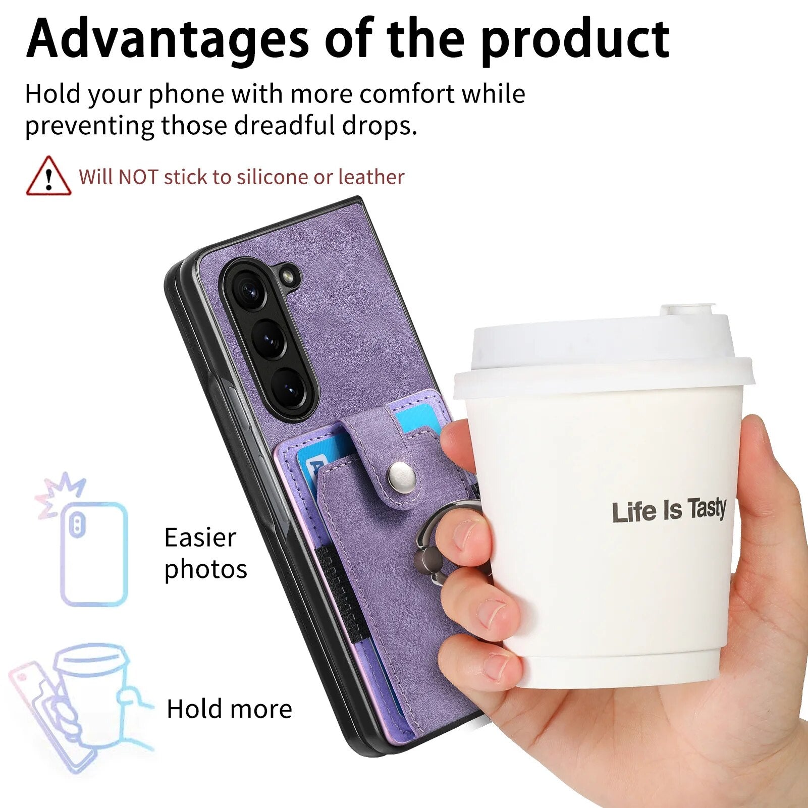 Vintage Leather Bag Phone Case for Samsung Galaxy Z Fold 5