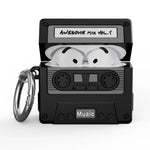 3D Cassette Tape Silicone Case for AirPods 4