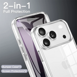 Full Protection Clear Shockproof Armor Bumper Case for iPhone 17 Series