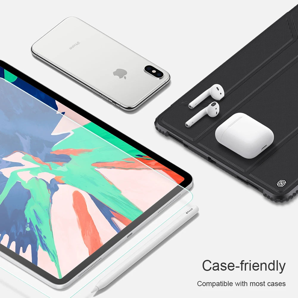 Tempered Glass Screen Protector with Installation Toolfor iPad Pro (2024)