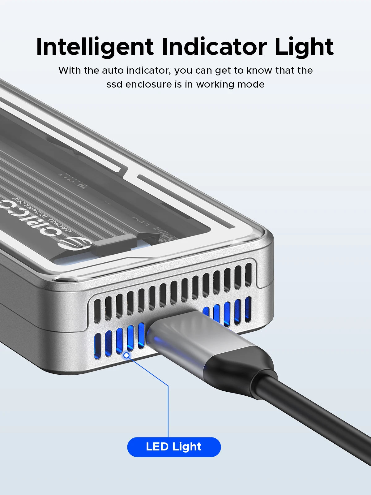 ORICO 40Gbps PCIe 4.0 NVMe M.2 SSD Enclosure