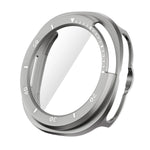 PC Case with Tempered Glass Screen Protector for Samsung Galaxy Watch 8 Classic