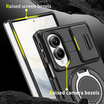 Heavy Duty PC+TPU Case with Rotating Ring Magnetic Car Mount Bracket for Samsung Galaxy Z Fold 8