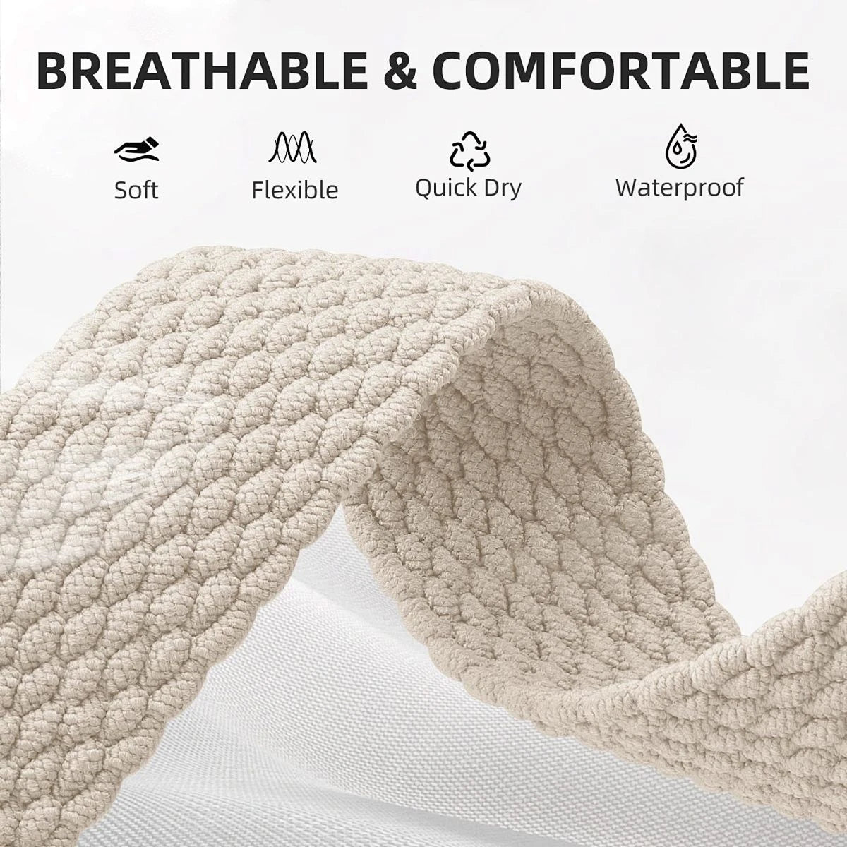 Stretchable Braided Solo Loop with Magnetic Closure for Apple Watch