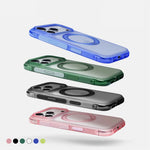 Matte Translucent Bumper Case with 360° Rotating MagSafe Ring Stand for iPhone 18 Series