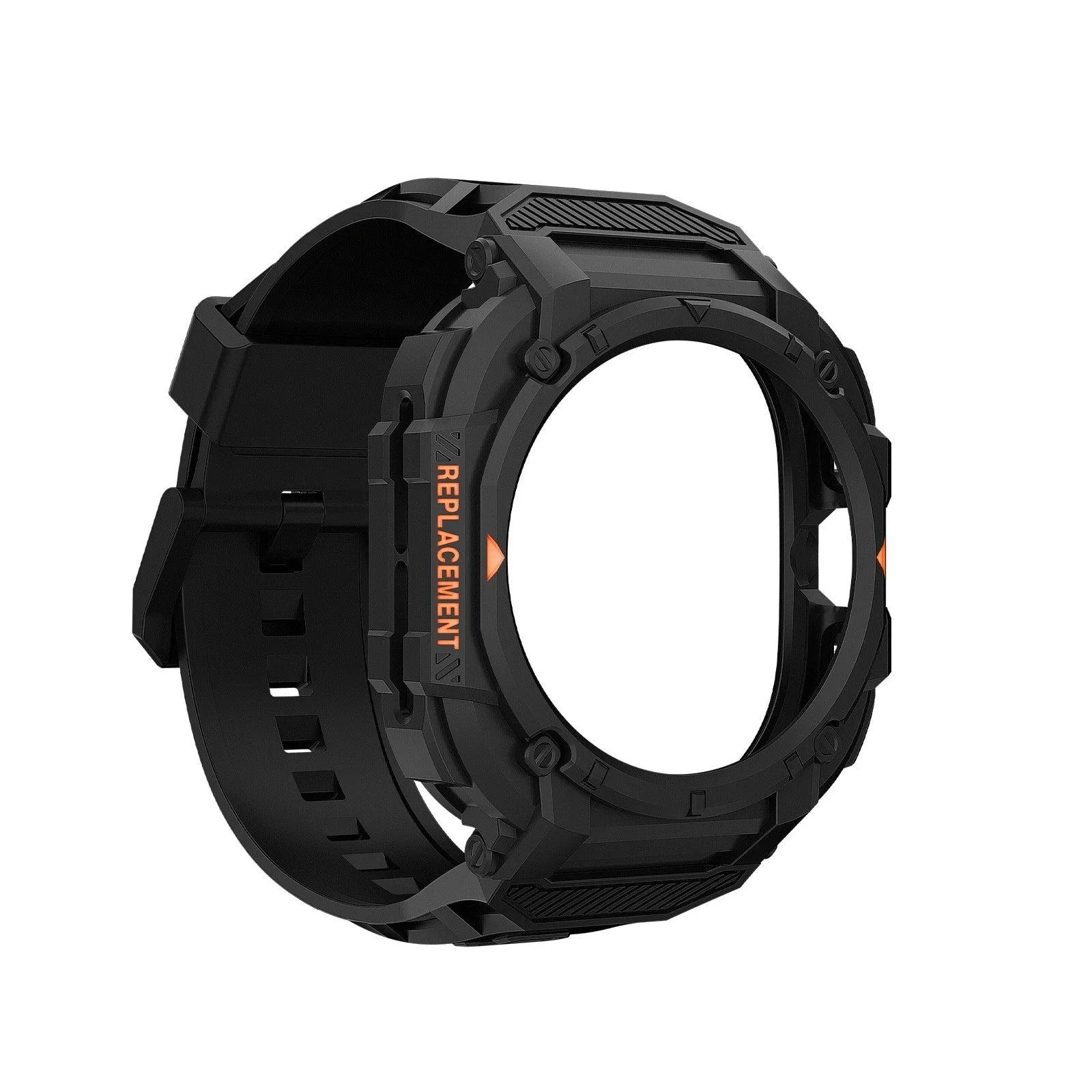 Samsung Galaxy Watch Ultra (2025) Shockproof Case and Sport Silicone Strap Band