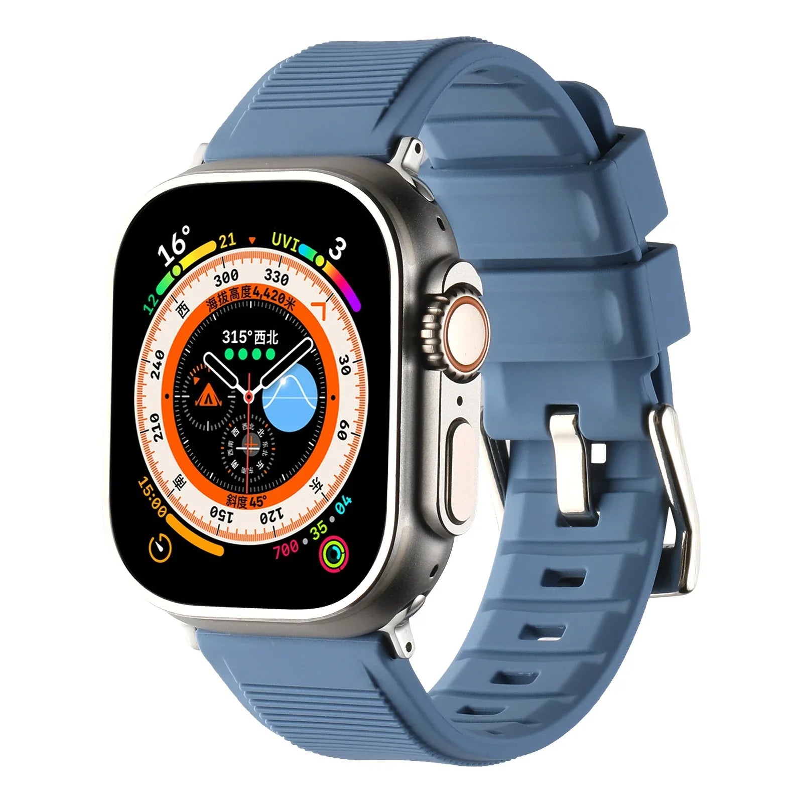 Durable Silicone Replacement Strap for Apple Watch