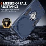 360° Rotating Metal Ring Holder Case with Kickstand for Honor Magic8 Series