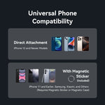 Magnetic Desktop Phone Holder With Flexible Detachable Mount