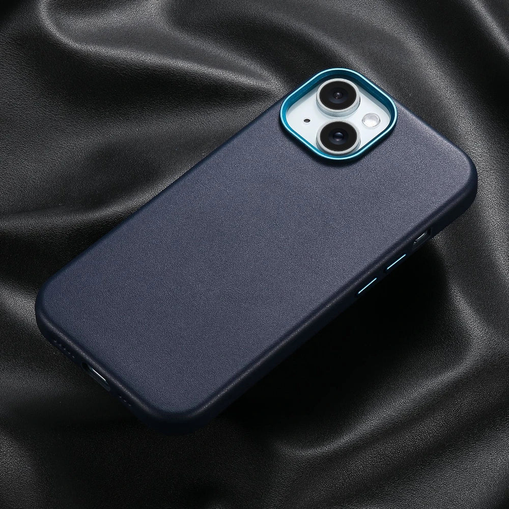 MagSafe Compatible Leather Case for iPhone 17 Series