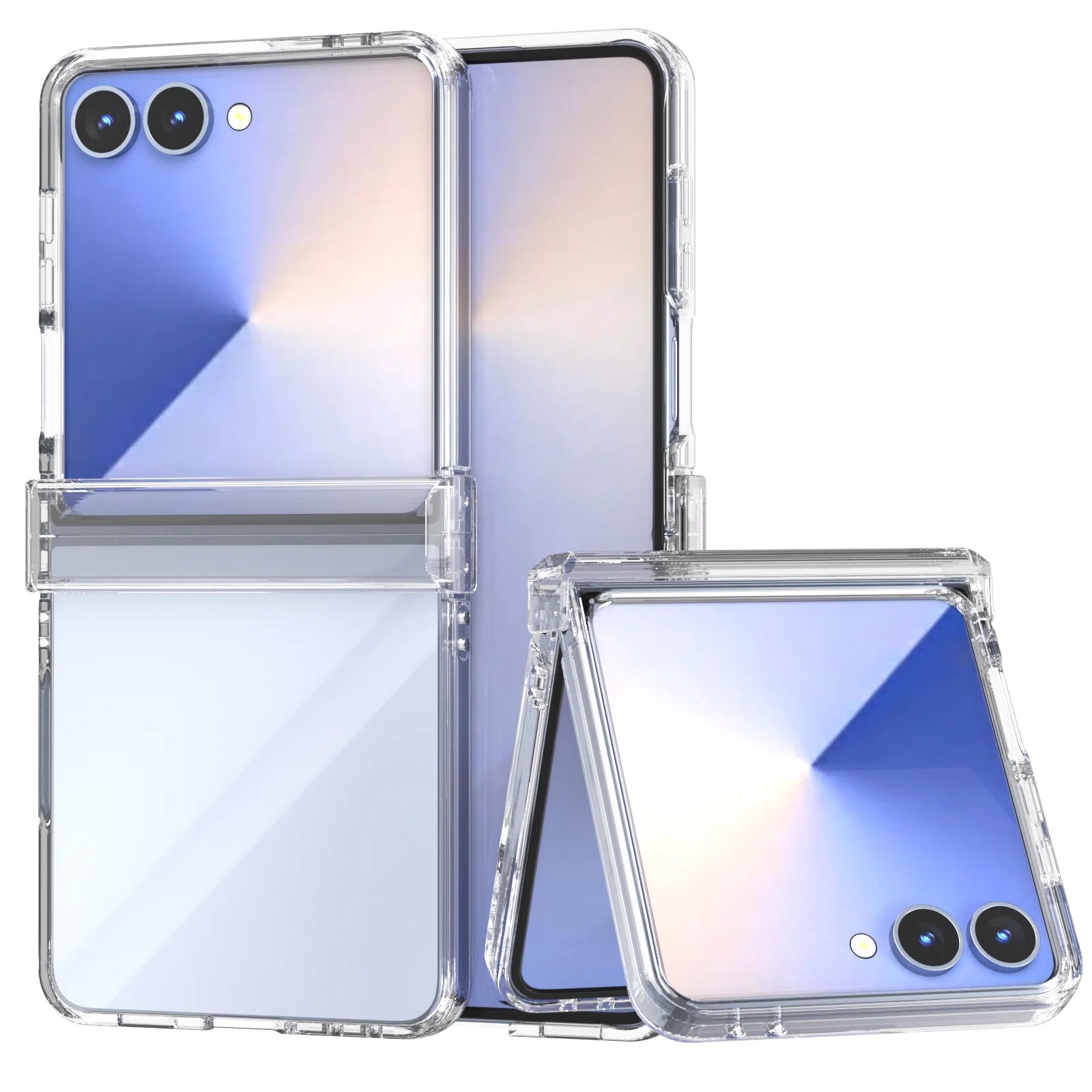 Slim Transparent Protective Hinge Case for Samsung Galaxy Z Flip 7