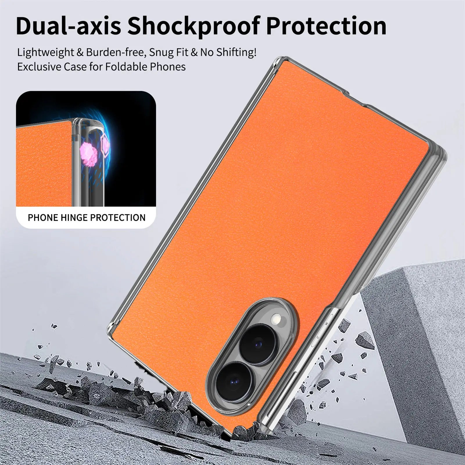Premium Lychee Texture Magnetic Leather Case for Samsung Galaxy Z Fold 8