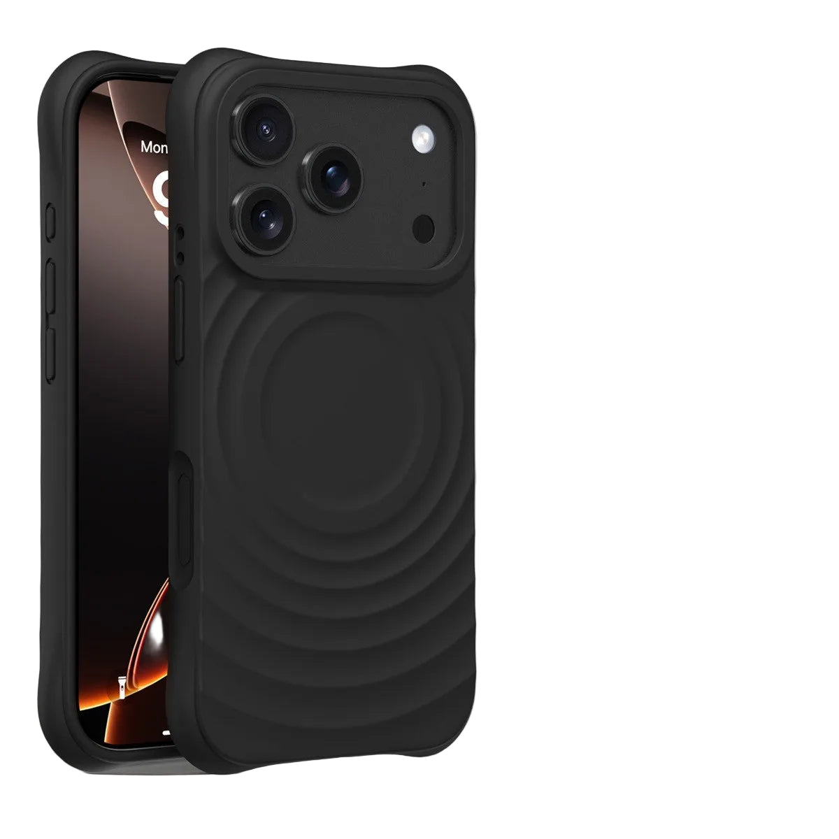 Water Ripple Silicone Magsafe Case for iPhone 17 Series