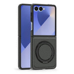 Samsung Galaxy Z Flip 7 Magnetic Phone Case with Built-in Ring Kickstand