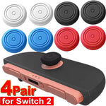Anti-Slip Silicone Joystick Covers for Nintendo Switch 2