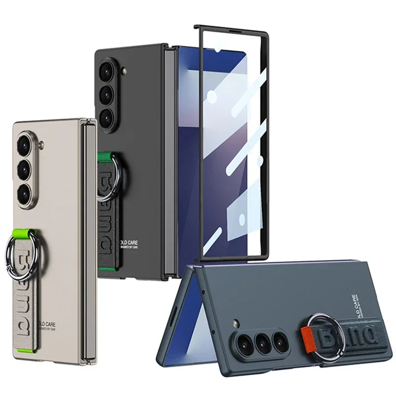 Samsung Galaxy Z Fold7 Protective Case with Elastic Wrist Strap