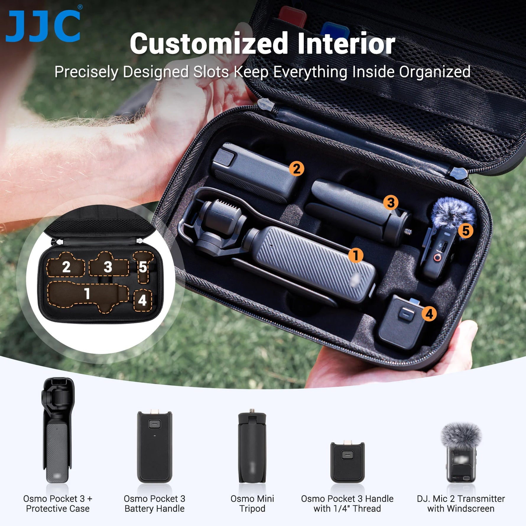 JJC Portable Storage Case for DJI Osmo Pocket 3