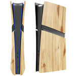 Wood Grain Design Faceplate for PlayStation 5 Pro Digital Edition