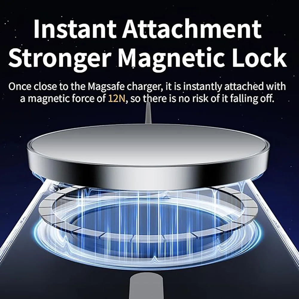 Slim Transparent MagSafe Case for iPhone 16 Series