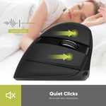 Delux M618 Mini Ergonomic Wireless Vertical Mouse