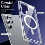 Premium Shockproof Transparent Magnetic Case for Samsung Galaxy S25 Series