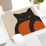Black Cat Themed Mousepad