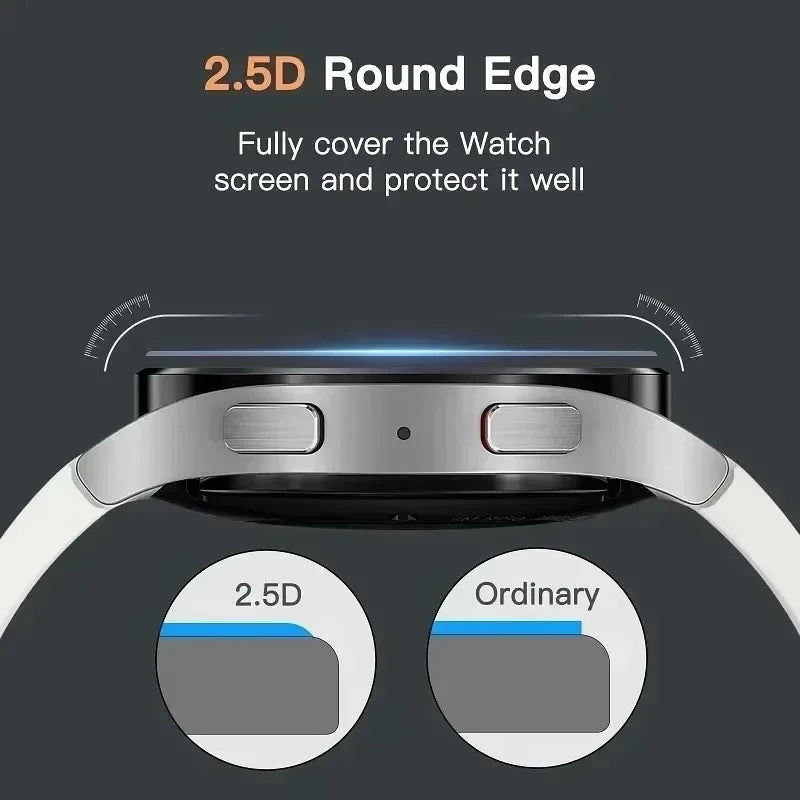 Scratch-Resistant Tempered Glass Screen Protector for Samsung Galaxy Watch 7