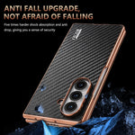Luxury Carbon Fiber Pattern Phone Case for Samsung Galaxy Z Fold 7