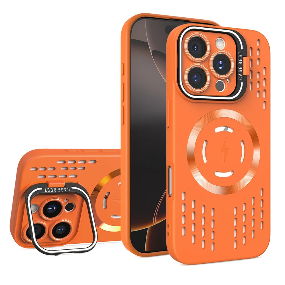 iPhone 16 Series Heat Dissipation MagSafe Case with Camera Protector