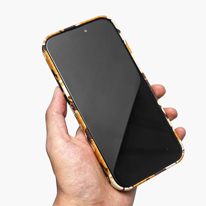 Minimalist Canvas Fabric Matte MagSafe Case for iPhone 17 Series