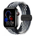Stretchable Braided Solo Loop with Magnetic Closure for Apple Watch