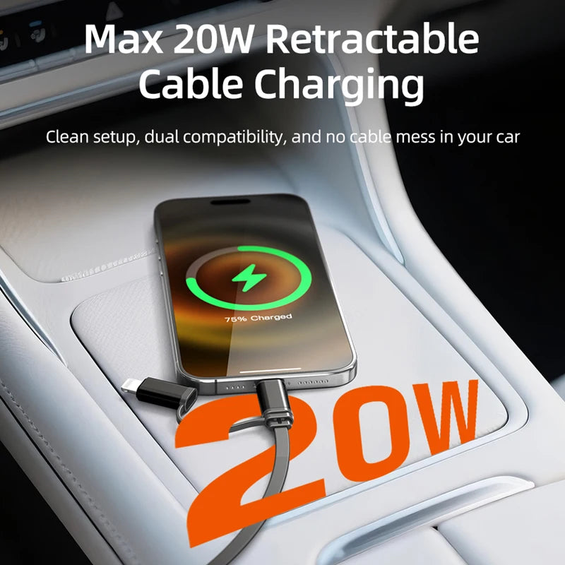 CABLETIME 15W Auto-Clamping Magnetic Car Charger