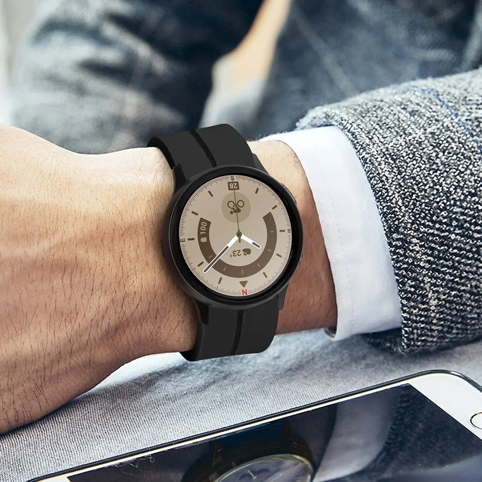 Comfort Silicone Sport Strap with Magnetic Closure for Samsung Galaxy Watch 7