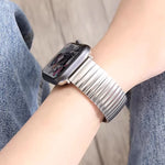 Elastic Stainless Steel Watch Band for Apple Watch