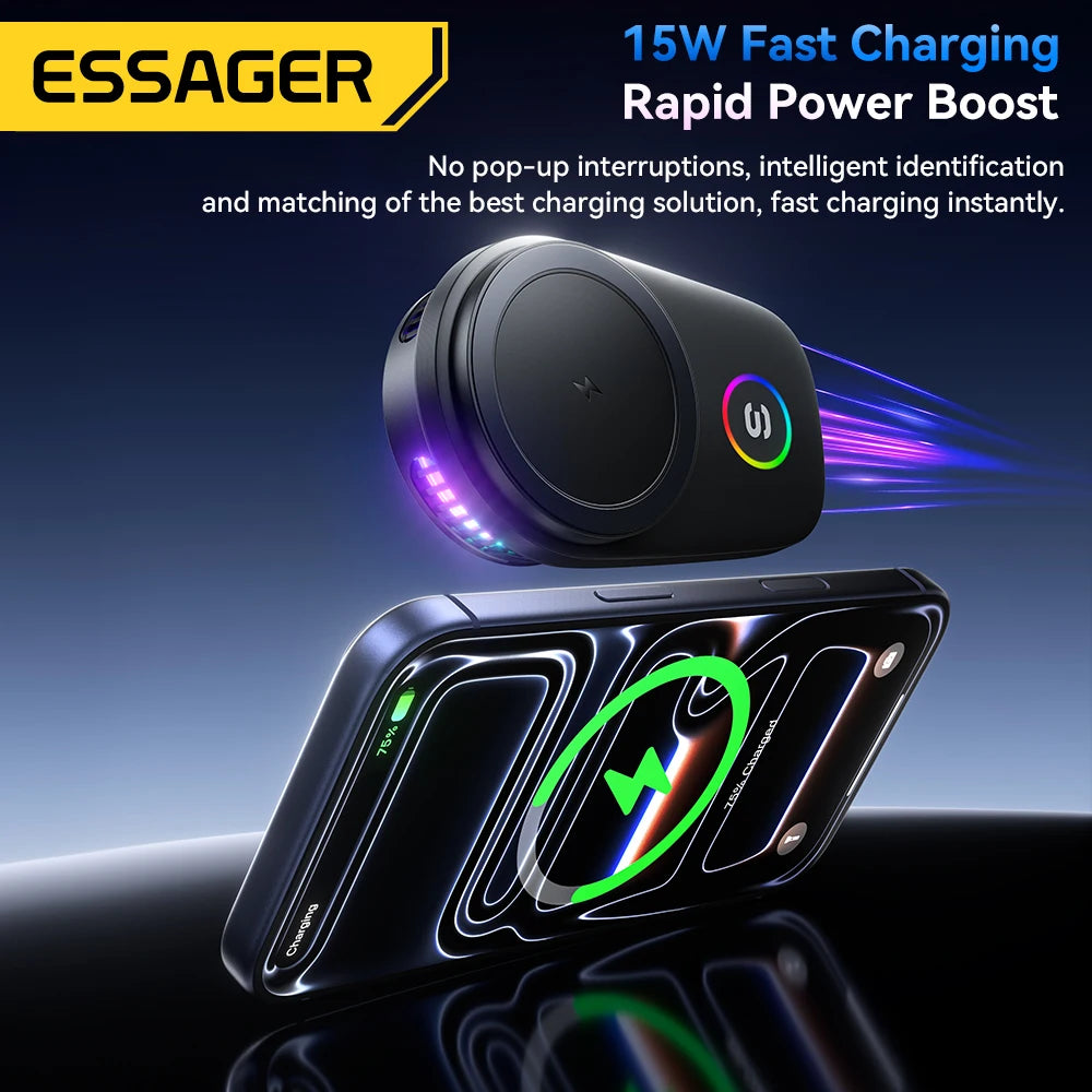 Essager Strong Magnet Car Charger Stand for Air Vent Mounting
