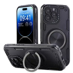 Shockproof MagSafe Phone Case with 360° Spin Ring Holder Stand for iPhone 16 Series