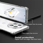 Clear Shock-Absorbing Silicone Bumper Case for OnePlus 12