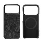 Natural Cowhide Leather MagSafe Case for iPhone 17 Series