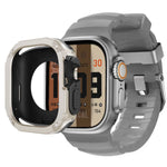 Sport Silicone Band with TPU+PC Bumper Case for Apple Watch